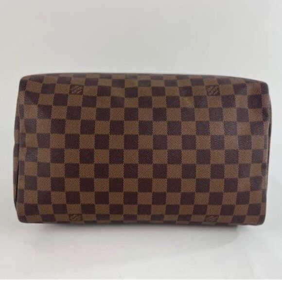 Louis Vuitton Damier Ebene Speedy 30 Satchel Handbag - Picture 8 of 13